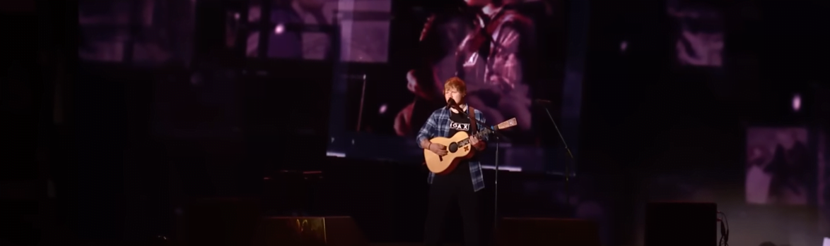 ed sheeran in concert